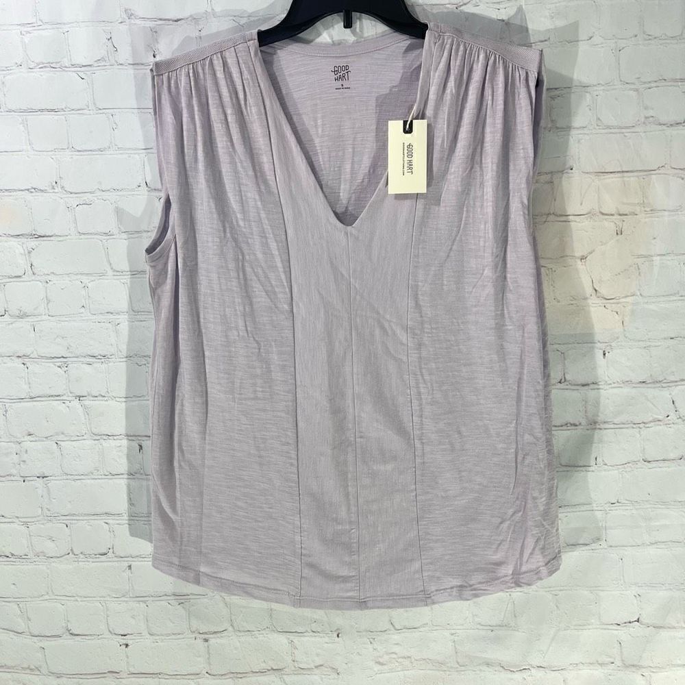 Matilda Jane Lavender V-Neck Sleeveless Blouse